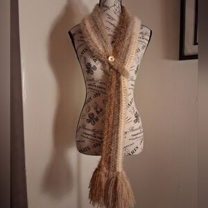 New Beautiful Handcrafted Cozy Crochet Scarf